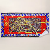 Serviette De Plage ARCANE de Christèle Chabrette (Devant)