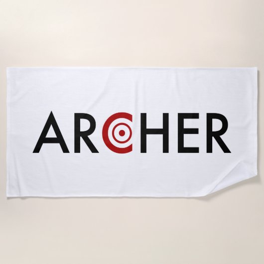 Serviette De Plage Archer (Devant)