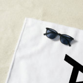 Serviette De Plage Archer (En situation)
