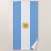 Serviette De Plage Argentina flag (Devant)