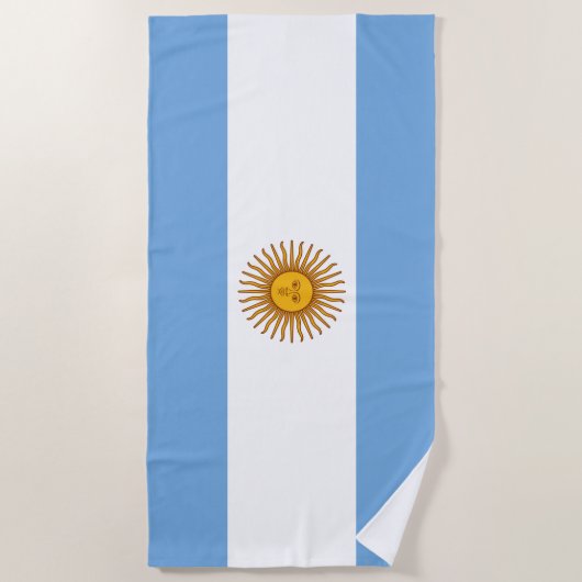 Serviette De Plage Argentine (Devant)