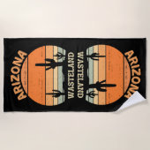 Serviette De Plage Arizona Wateland Retro Beach Towel (Devant)