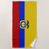 Serviette De Plage Armoiries de la Colombie   (Devant)