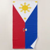 Serviette De Plage Armoiries des Philippines (Devant)