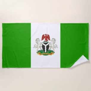 Serviette De Plage Armoiries du Nigéria