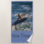 Serviette De Plage Arrivée pour un atterrissage (Devant)