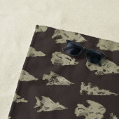 Serviette De Plage Arrowhead (En situation)