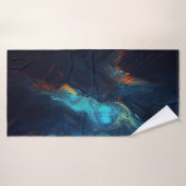 Serviette de plage art abstrait (Serviette de bain)