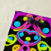 Serviette De Plage art abstrait brillant (En situation)