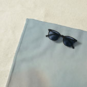Serviette De Plage Art Abstrait Neutre Chaud Flou (En situation)