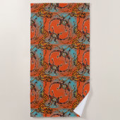 SERVIETTE DE PLAGE ART AUSTRALIE (Devant)