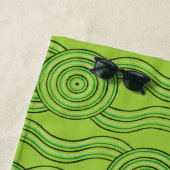 Serviette De Plage Art autochtone Rainforest (En situation)