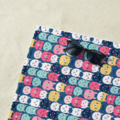 Serviette De Plage Art du chat | Visages de chats mignons (En situation)