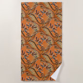 SERVIETTE DE PLAGE ART DU PLATYPUS        (Devant)