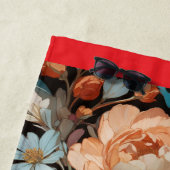Serviette De Plage Art floral (En situation)