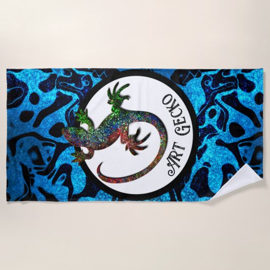 Serviette De Plage Art Gecko (Devant)