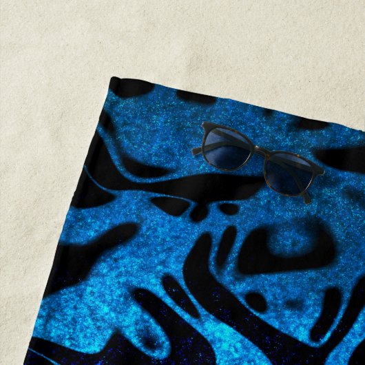 Serviette De Plage Art Gecko (En situation)