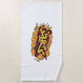 serviette de plage art graffiti (Devant)