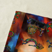 Serviette De Plage Art Kokopelli (En situation)