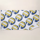 Serviette De Plage Art volleyball (Devant)