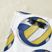 Serviette De Plage Art volleyball (En situation)