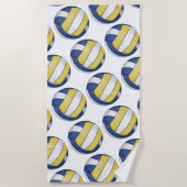 Serviette De Plage Art volleyball (Devant)