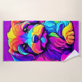Serviette De Plage Artefacts Rainbow Puppy (Devant)