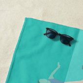 Serviette De Plage Artistic Swimming (En situation)