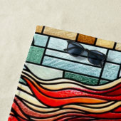Serviette De Plage Artsy Lady (En situation)