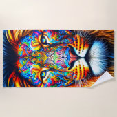 Serviette De Plage Artsy Lion (Devant)