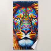 Serviette De Plage Artsy Lion (Devant)