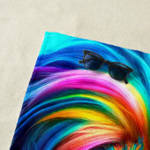 Serviette De Plage Artsy Lion (En situation)