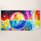 Serviette De Plage Artsy Planet (Devant)
