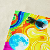 Serviette De Plage Artsy Planet (En situation)