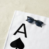 Serviette De Plage As de pique (En situation)