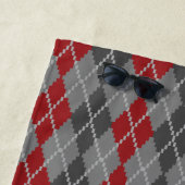Serviette De Plage Ashes et Embers Jacquard Beach Towne (En situation)