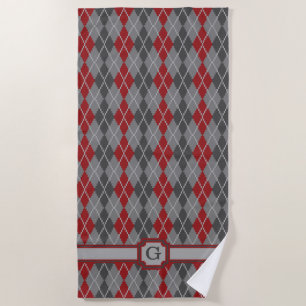 Serviette De Plage Ashes et Embers Jacquard Beach Towne