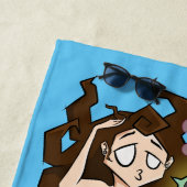 Serviette De Plage Äshi "sirène" (En situation)