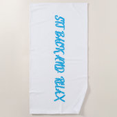 Serviette De Plage Asseyez-vous et détendez-vous (Devant)