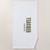 Serviette De Plage Assistant enseignant en art (Devant)