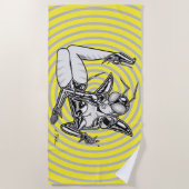Serviette De Plage Astro Creeps™ : Insectra™ (Devant)