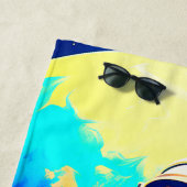 Serviette De Plage Astronaut (En situation)