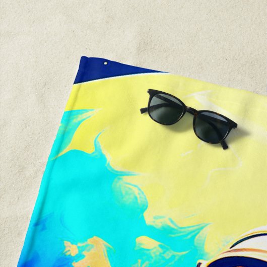 Serviette De Plage Astronaut (En situation)