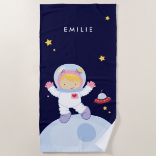 Serviette De Plage Astronaut Girl