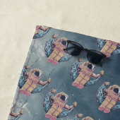 Serviette De Plage Astronaute (En situation)