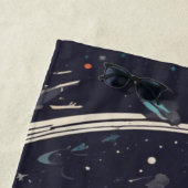 Serviette De Plage Astronaute et planètes spatiales (En situation)