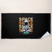 Serviette De Plage Astronaute spatial (Devant)