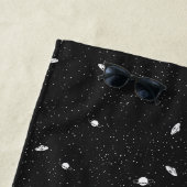 Serviette De Plage Astronomie spatiale Motif sans couture (En situation)
