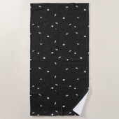 Serviette De Plage Astronomie spatiale Motif sans couture (Devant)