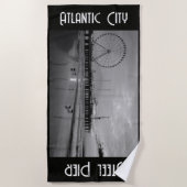 Serviette De Plage Atlantic City Steel Pier Vacances (Devant)
